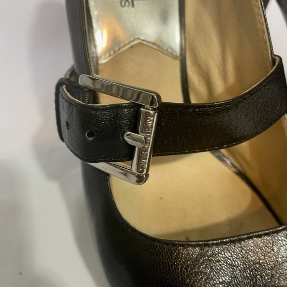 EUC Michael Michael Kors Chandler Mary Jane Platform Heel in Glazed Leather - 6M - Picture 7 of 9